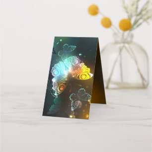 Luminous Butterfly and Night butterflies Appointment Card