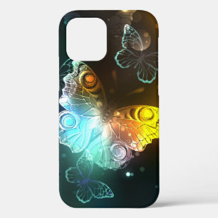 Luminous Butterfly and Night butterflies iPhone 12 Case