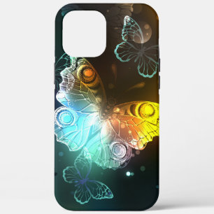 Luminous Butterfly and Night butterflies iPhone 12 Pro Max Case