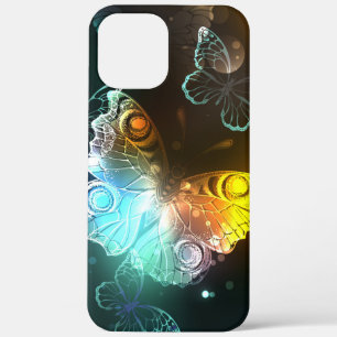 Luminous Butterfly and Night butterflies iPhone 12 Pro Max Case