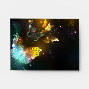 Luminous Butterfly and Night butterflies Envelope