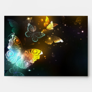Luminous Butterfly and Night butterflies Envelope