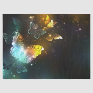 Luminous Butterfly and Night butterflies Tissue Paper