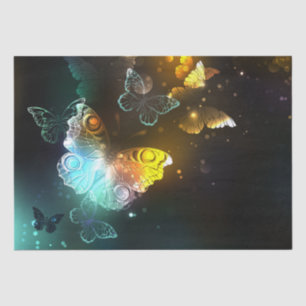 Luminous Butterfly and Night butterflies Tissue Paper