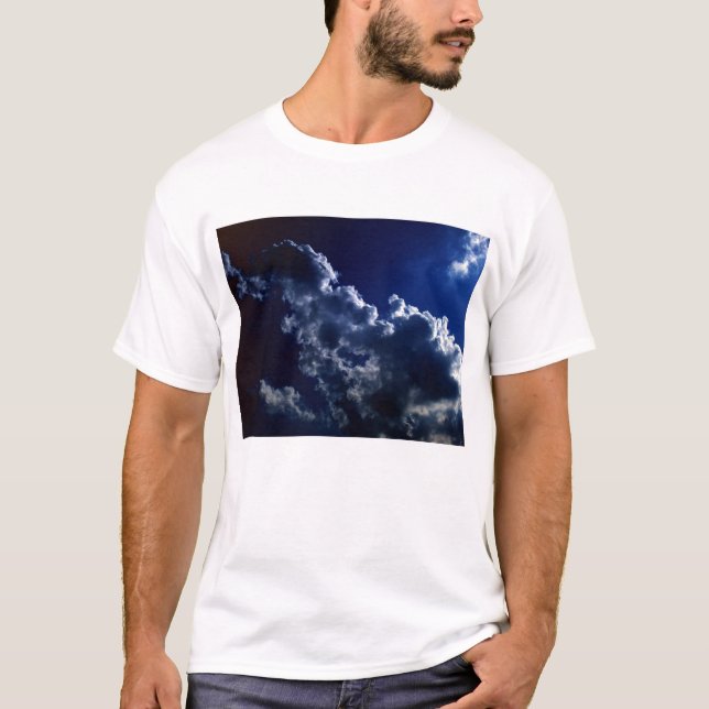 Luminous Chaotic Cumulus Breaking Apart by KLM T-Shirt (Front)
