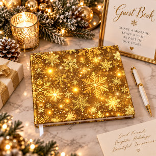 Luminous Christmas Waltz Guest Book