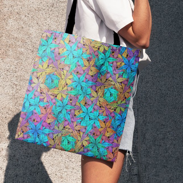 Luminous, colourful stars - stars always fit!  tote bag (Creator Uploaded)
