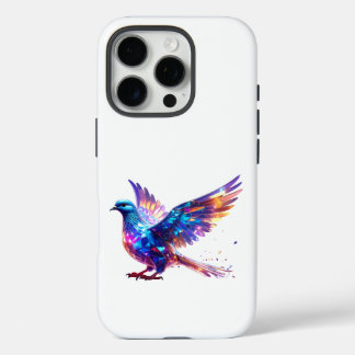 Luminous Crystal Dove Art Print iPhone 16 Pro Case