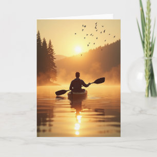 Luminous Dawn Birthday Card