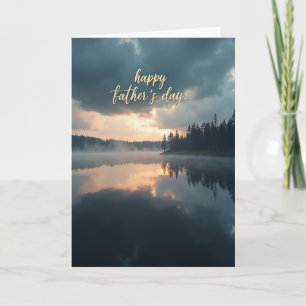 Luminous Dawn Fathers Day Card