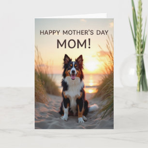 Luminous Dog Happy Mothers Day Card