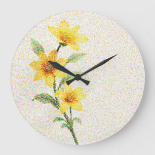 Luminous Dotwork  Large Clock