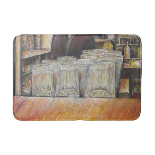 Luminous Equivalent of Passionate Emotions Bath Mat