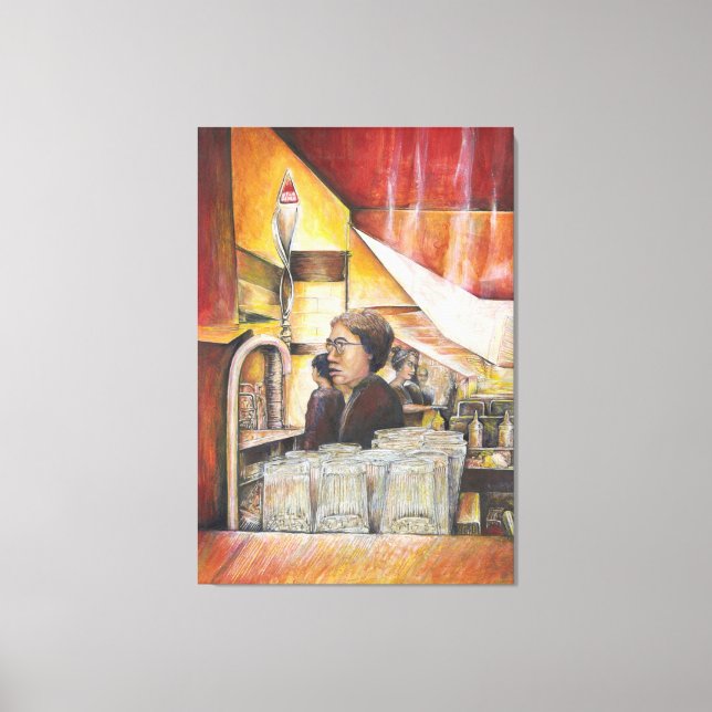 Luminous Equivalent of Passionate Emotions Canvas Print (Front)