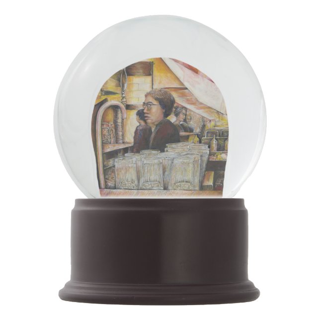 Luminous Equivalent of Passionate Emotions Snow Globe (Front)