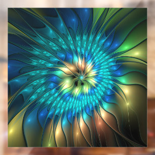Luminous Fantasy Flower, Colourful Abstract Fracta