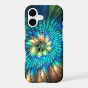 Luminous Fantasy Flower, Colourful Abstract Fracta