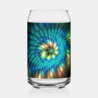 Luminous Fantasy Flower, Colourful Abstract Fracta