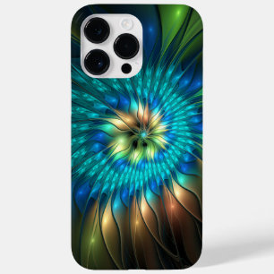 Luminous Fantasy Flower, Colourful Abstract Fracta Case-Mate iPhone 14 Pro Max Case