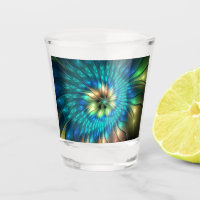 Luminous Fantasy Flower, Colourful Abstract Fracta