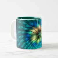 Luminous Fantasy Flower, Colourful Abstract Fracta