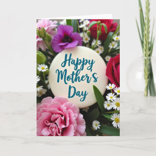 Luminous Floral Message Card