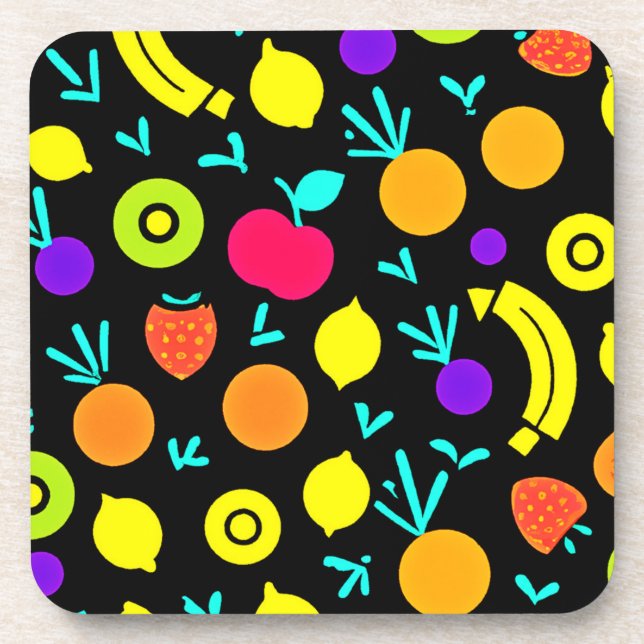 Luminous Fruit Fiesta Coaster (Front)