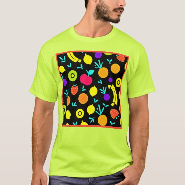 Luminous Fruit Fiesta T-Shirt (Front)