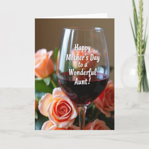 Luminous Glass Mothers Day Card