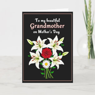 Luminous Grandmother Mothers Day Card