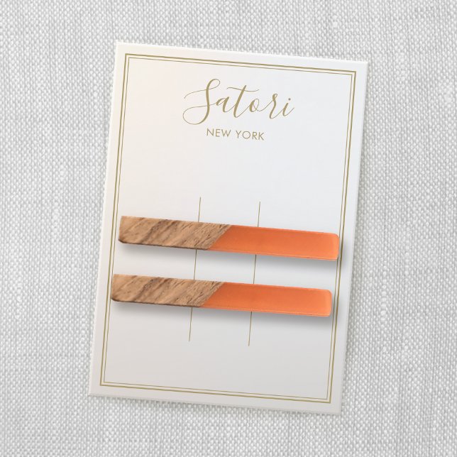 Luminous Gray Ombre Script Hair Clip Display (Creator Uploaded)