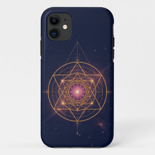 Luminous Mandala of Golden Harmony Case-Mate iPhone Case