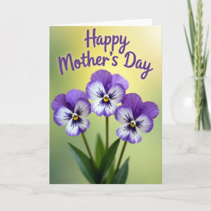 Luminous Mothers Day Flower Card