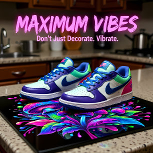 Luminous Mushroom Fantasy Bloom Tile