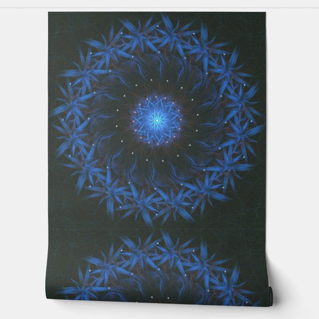Luminous Nexus – A Radiant Abstract Energy Wallpaper (Unrolling)