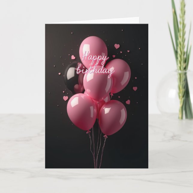 Luminous Orb Birthday Card (Front)