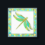 Luminous Pastel Dragonfly by Vanna Lam Canvas Print<br><div class="desc">Created by Vanna Lam this luminous dragonfly is painted in pastel colours. You may not find its like in nature,  but it is a stunning creation nonetheless. Order your print today!</div>