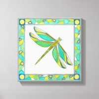 Luminous Pastel Dragonfly by Vanna Lam