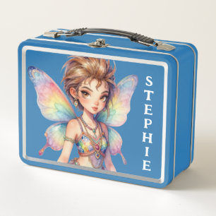 Luminous Rainbow Guardian fairy Metal Lunch Box