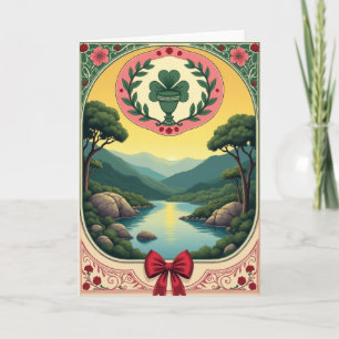 Luminous River Valley View Card