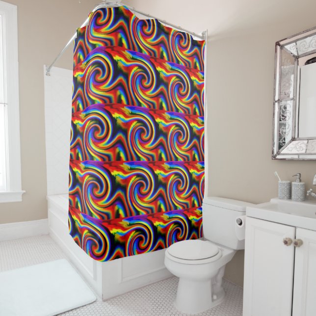 Luminous Shower Curtain (In Situ)