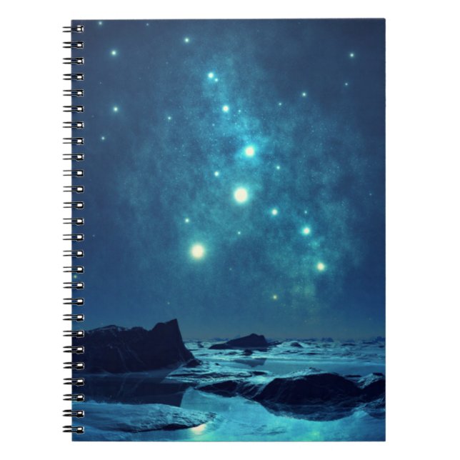Luminous Stars Spiral Notebook (Front)