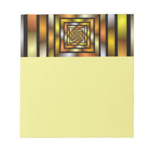 Luminous Tunnel Colorful Trippy Fractal Graphic Notepad