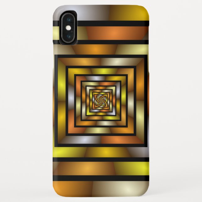 Luminous Tunnel Colourful Graphic Fractal Pattern Case-Mate iPhone Case (Back)