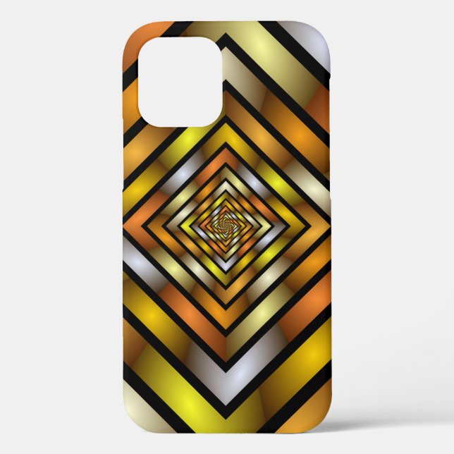 Luminous Tunnel Colourful Trippy Fractal Graphic Case-Mate iPhone Case (Back)