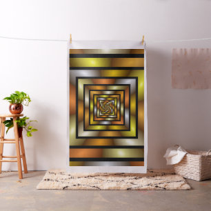 Luminous Tunnel Colourful Trippy Fractal Graphic Fabric