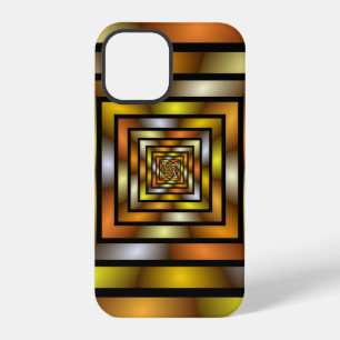Luminous Tunnel Colourful Trippy Fractal Graphic iPhone 12 Pro Case