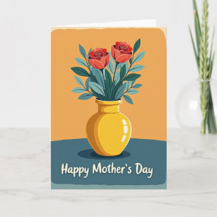 Luminous Vase Mothers Day Card