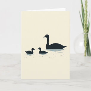 Luminous Waterfowl Mothers Day Card