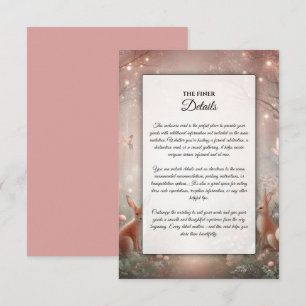 Luminous Woodland Realm of Sparkle and Bloom Enclosure Card